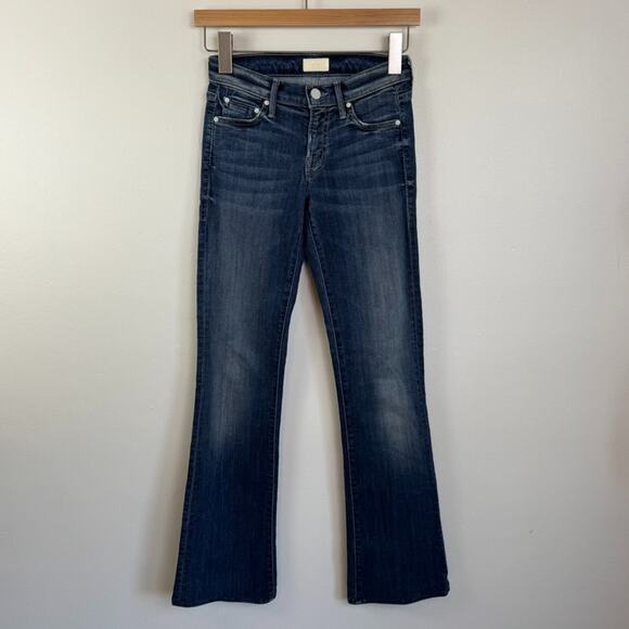 MOTHER The Outsider in Heaven Texas 24 Bootcut Blue Jeans Narrow Flare - Picture 3 of 12